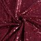 1 Yard Burgundy Glitter Embroidered Sequin Fabric 52" Width Polyester for DIY Sewing, Tablecloth & Decor